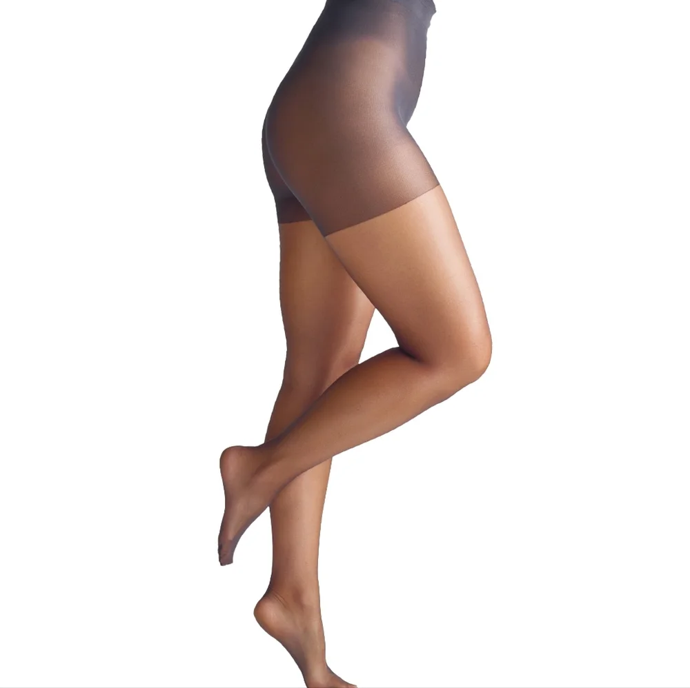 Silk Impressions Sheer Pantyhose Nylon Stockings 4-Pack Sz XXXL‎ 20 Denier Black